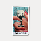 Ace of Cups Original Card Art & Tarot Deck Bundle