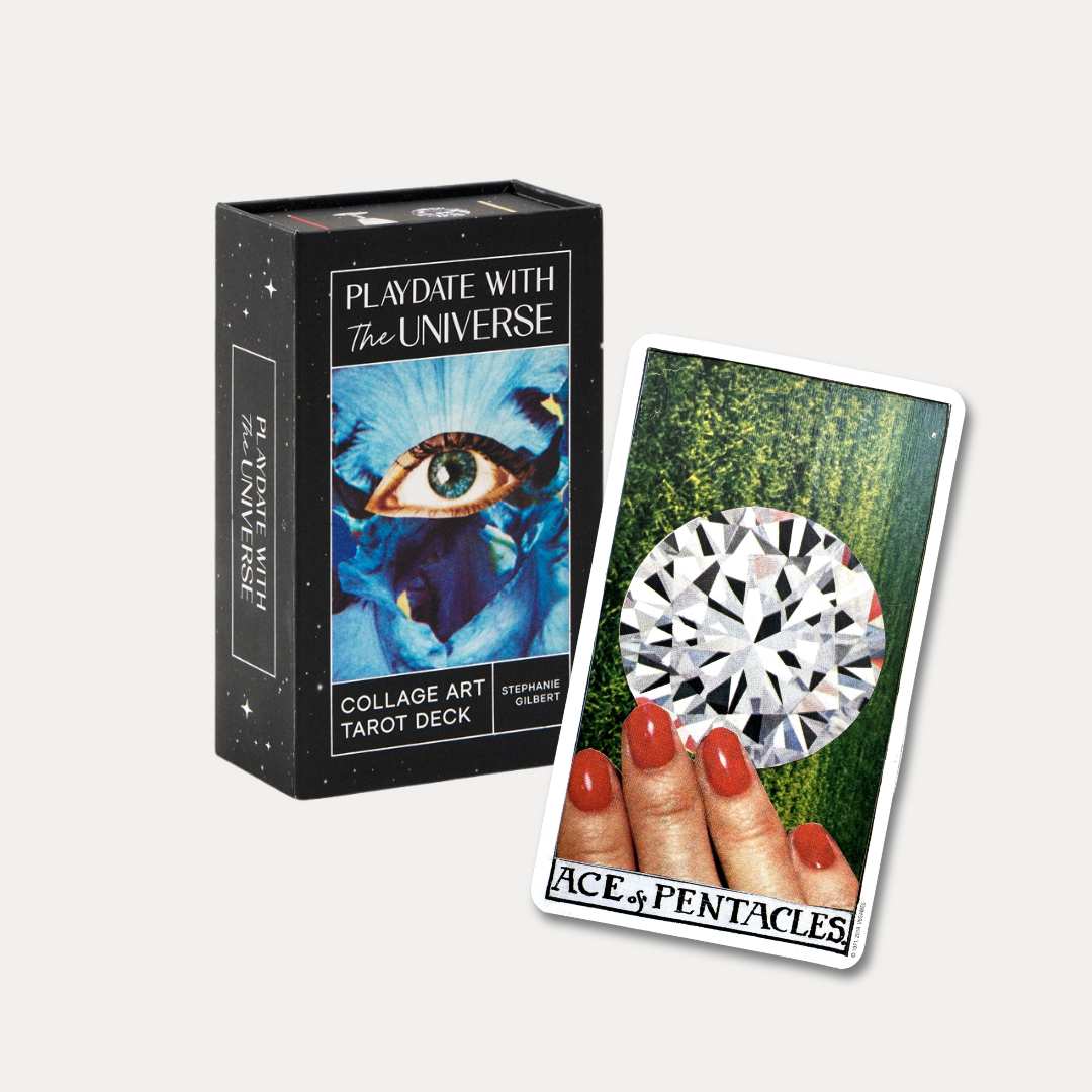 Ace of Pentacles Original Card Art & Tarot Deck Bundle