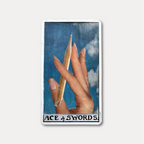 Ace of Swords Original Card Art & Tarot Deck Bundle