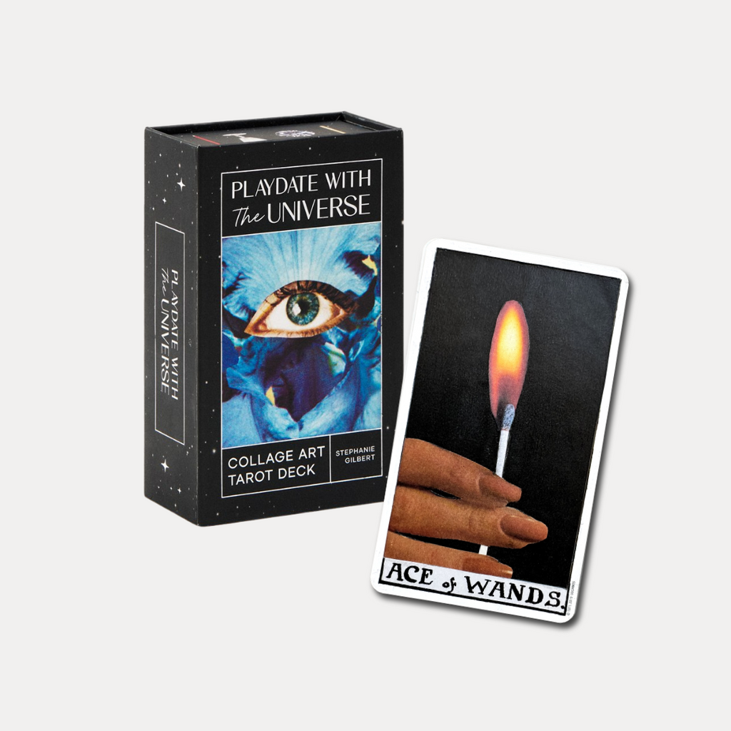 Ace of Wands Original Card Art & Tarot Deck Bundle