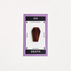 mahogany obsidian coffin shaped crystal