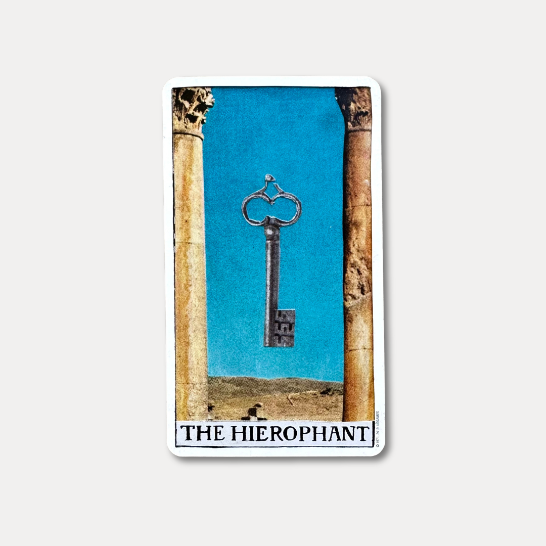 The Hierophant Original Card Art & Tarot Deck Bundle