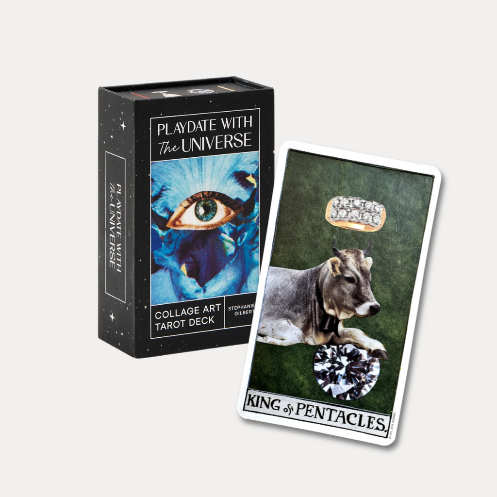 King of Pentacles Original Card Art & Tarot Deck Bundle
