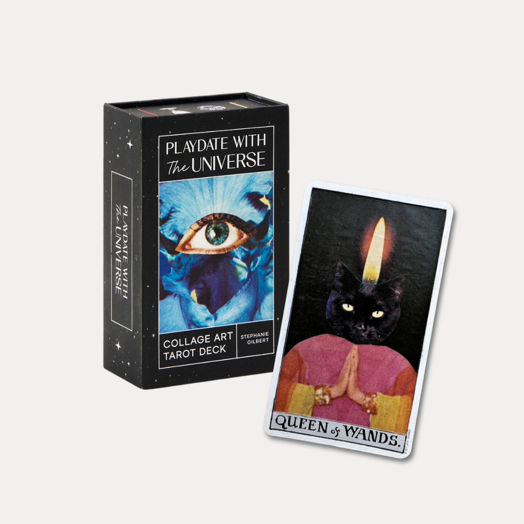 Queen of Wands Original Card Art & Tarot Deck Bundle