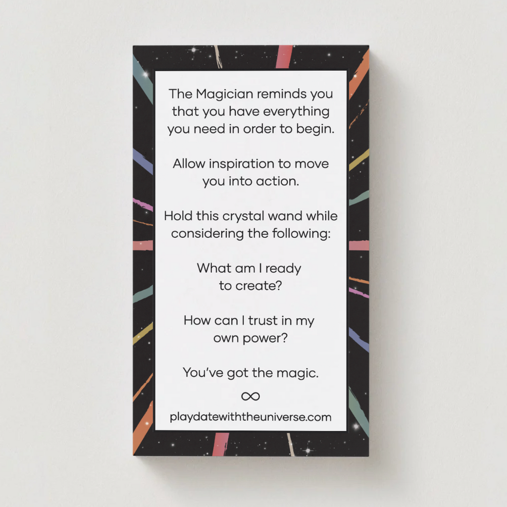 The Magician - Tarot Meditation Crystal