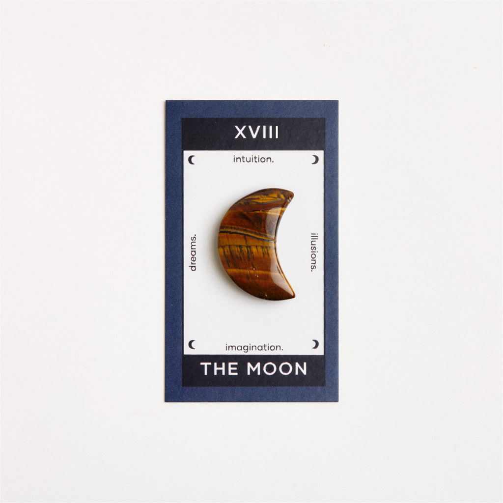 The Moon - Tarot Meditation Crystal