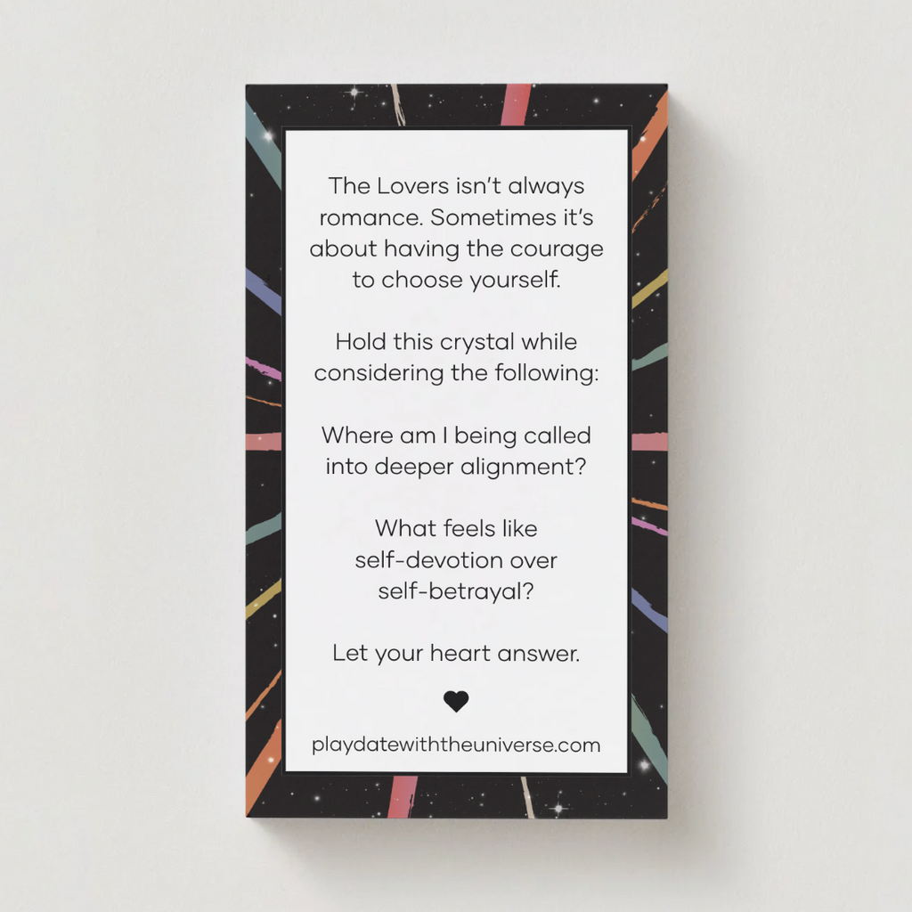 The Lovers - Tarot Meditation Crystal
